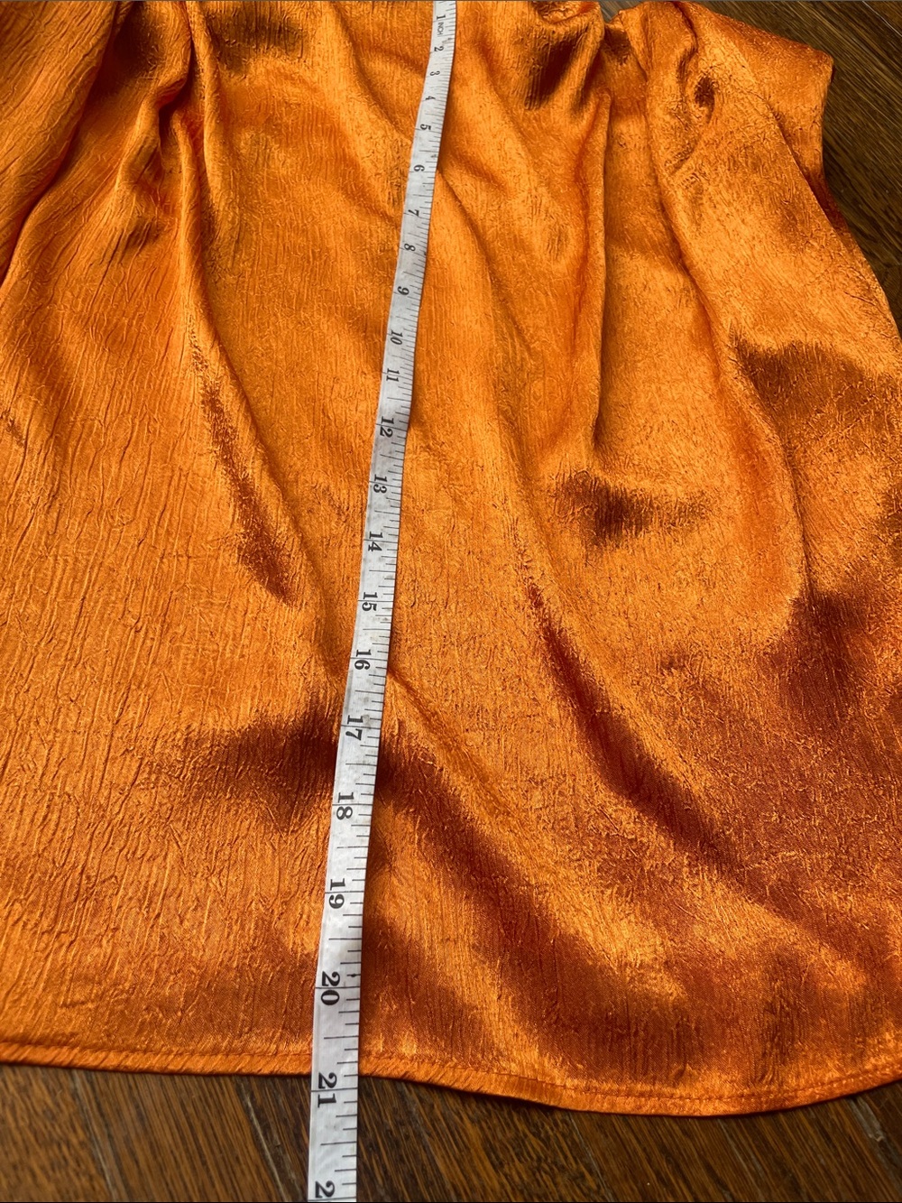 Zara Orange Blouse with Tie Waist - Picture 5 of 5